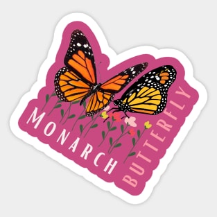 Monarch butterflies Sticker